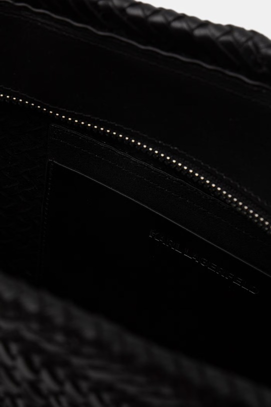 Karl Lagerfeld torebka tote damska skórzana K/SIGNATURE B2W30206 czarny