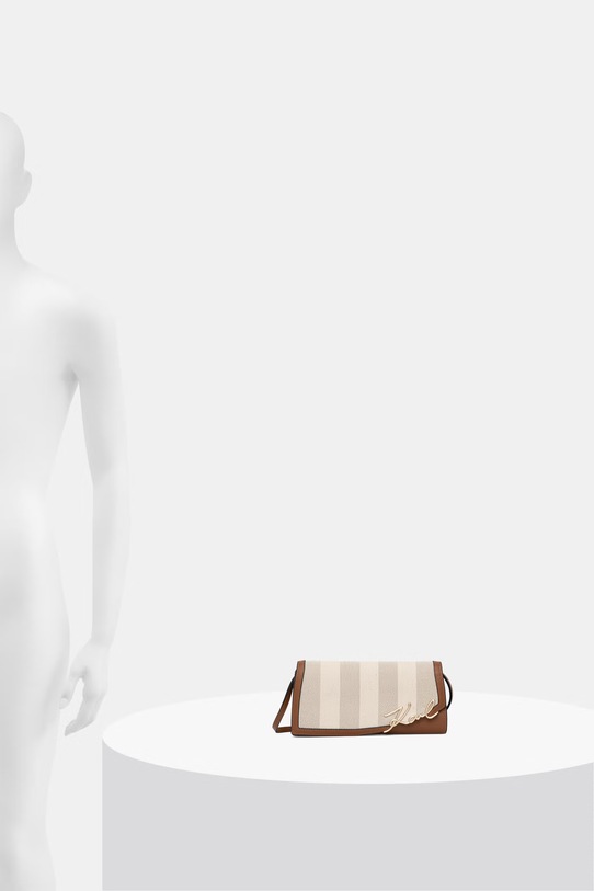 Karl Lagerfeld crossbody kabelka dámská bavlněná K/SIGNATURE B2W30276