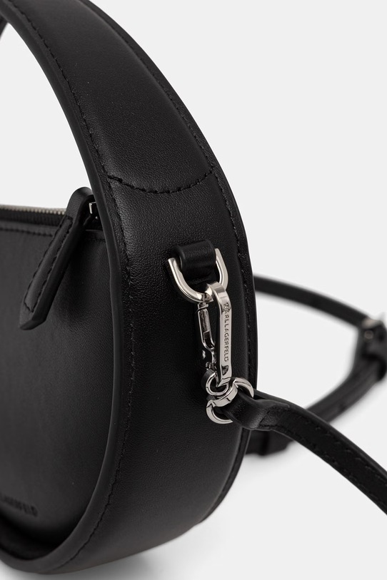 Karl Lagerfeld torebka crossbody damska skórzana K/SIGNATURE czarny B2W30277