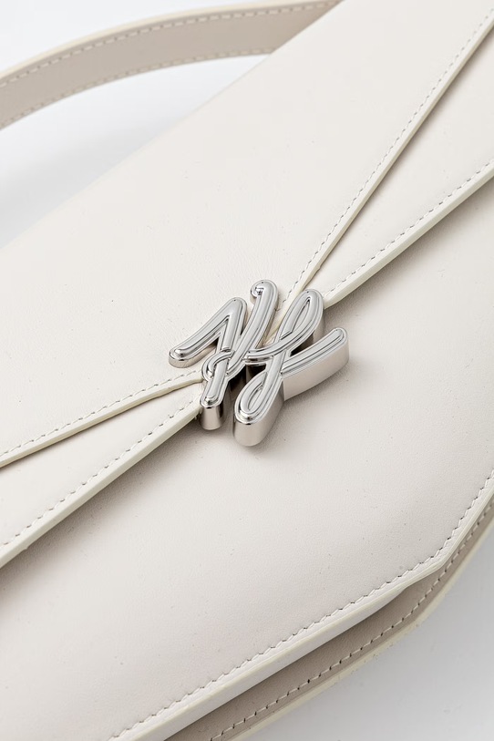 Karl Lagerfeld torebka damska skórzana Karl Lagerfeld Studio beżowy B2W30175