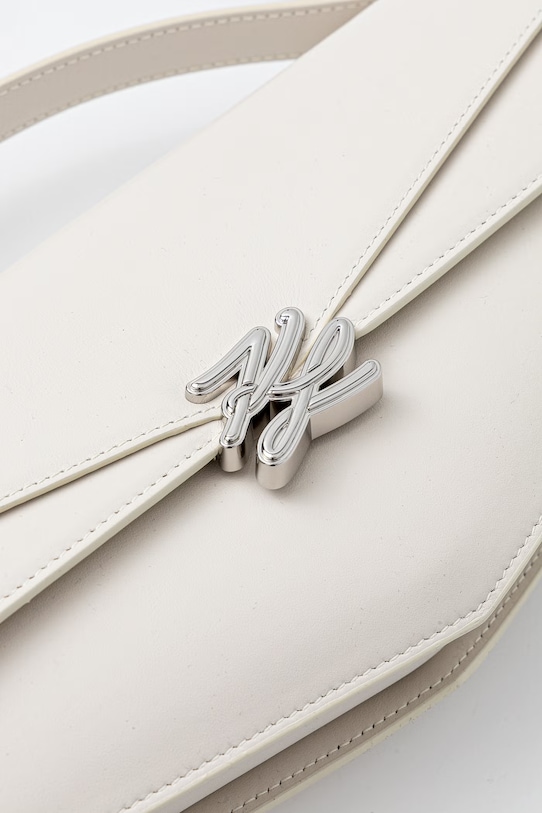 Karl Lagerfeld torebka damska skórzana Karl Lagerfeld Studio beżowy B2W30175