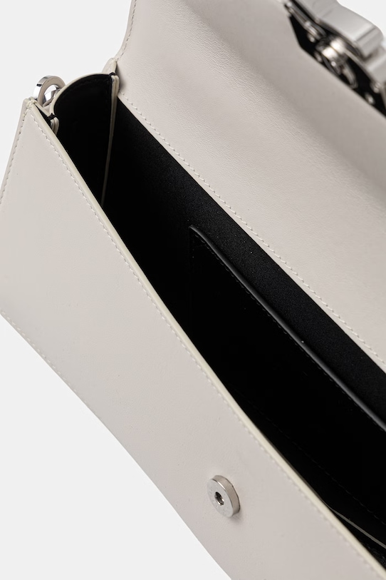 Karl Lagerfeld torebka damska skórzana Karl Lagerfeld Studio B2W30175 beżowy