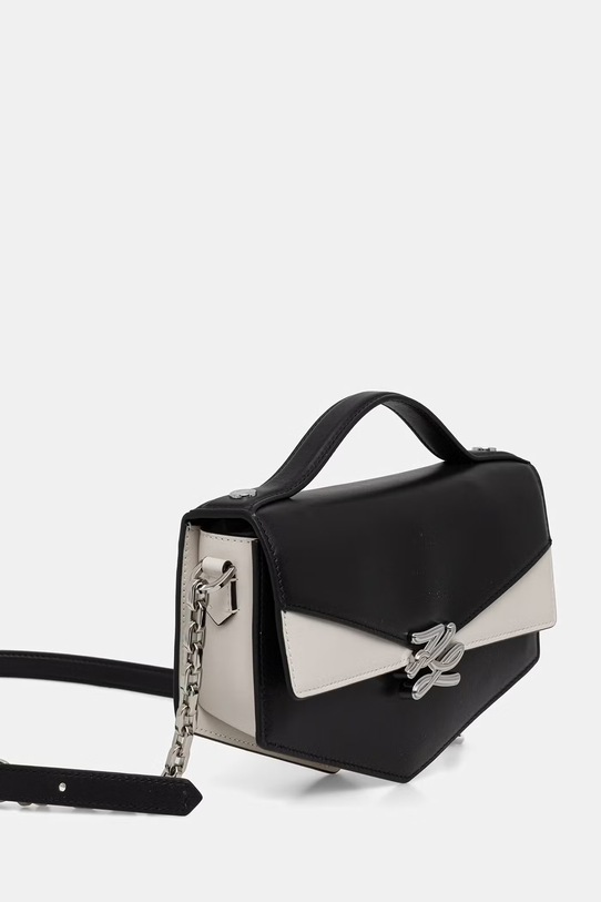 Karl Lagerfeld torebka crossbody damska skórzana Karl Lagerfeld Studio B2W30256 czarny SS26