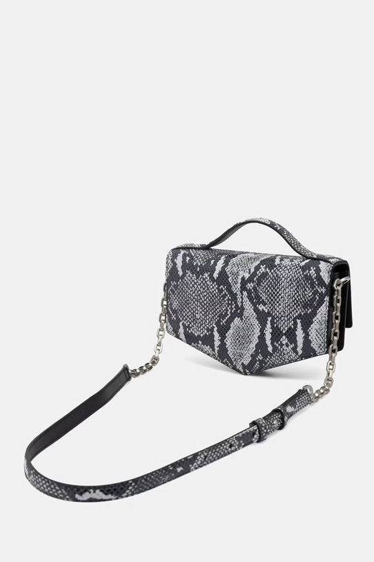 Akcesoria Karl Lagerfeld listonoszka damska skórzana Karl Lagerfeld Studio B2W30255 szary