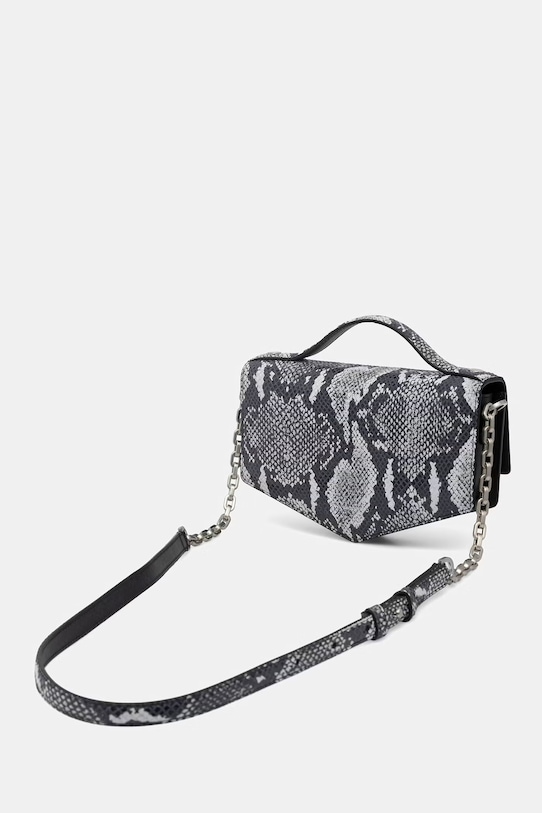 Akcesoria Karl Lagerfeld listonoszka damska skórzana Karl Lagerfeld Studio B2W30255 szary