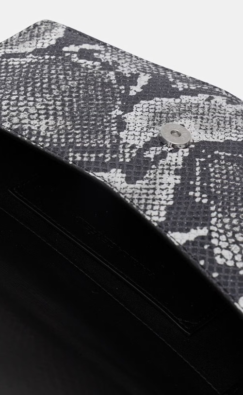 Karl Lagerfeld listonoszka damska skórzana Karl Lagerfeld Studio B2W30255 szary