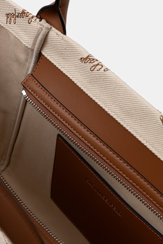 Karl Lagerfeld torebka tote damska K/VILLE brązowy B2W30247
