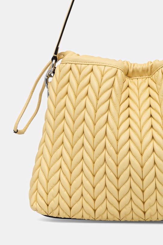 Akcesoria Karl Lagerfeld torebka damska z imitacji skóry K/WEAVE B2W30033 żółty