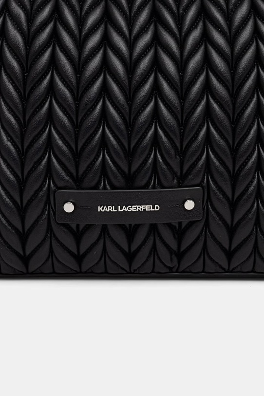 Karl Lagerfeld torebka damska z imitacji skóry K/WEAVE czarny B2W30033