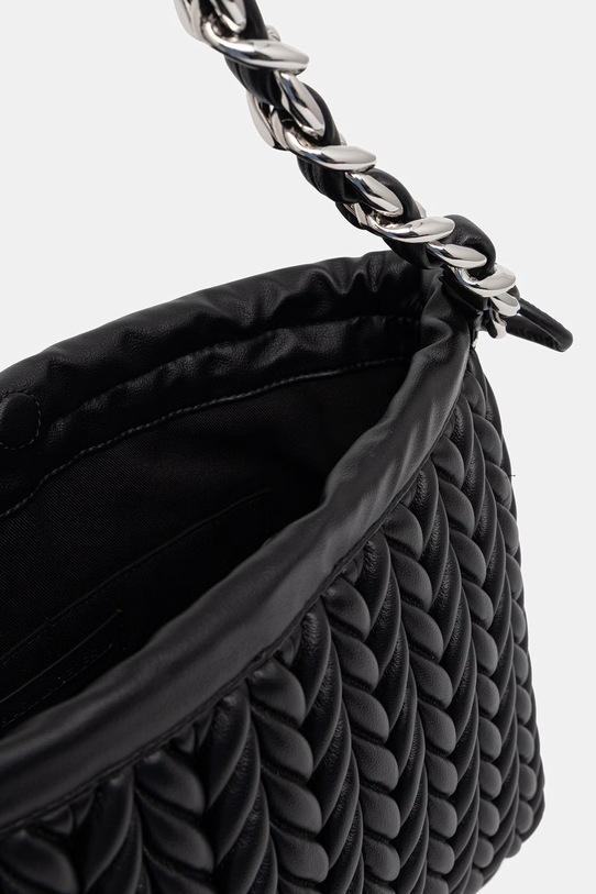 Karl Lagerfeld torebka damska z imitacji skóry K/WEAVE B2W30033 czarny