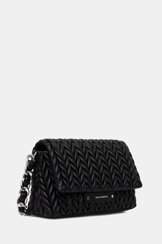 Karl Lagerfeld dámská taška z imitace kůže K/WEAVE B2W30229 černá SS26