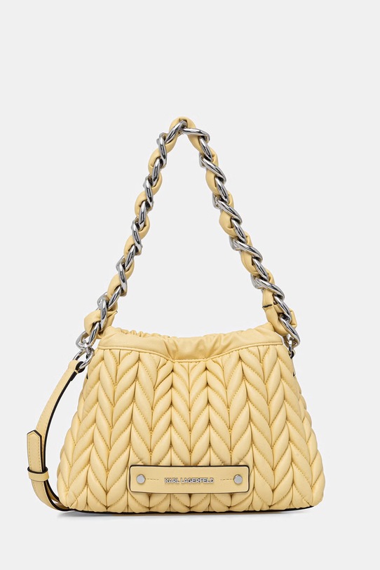 Karl Lagerfeld сумочка жіноча зі штучної шкіри K/WEAVE жовтий B2W30035