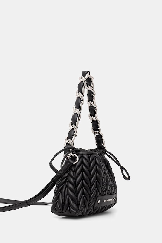 Karl Lagerfeld torebka damska z imitacji skóry K/WEAVE B2W30035 czarny SS26