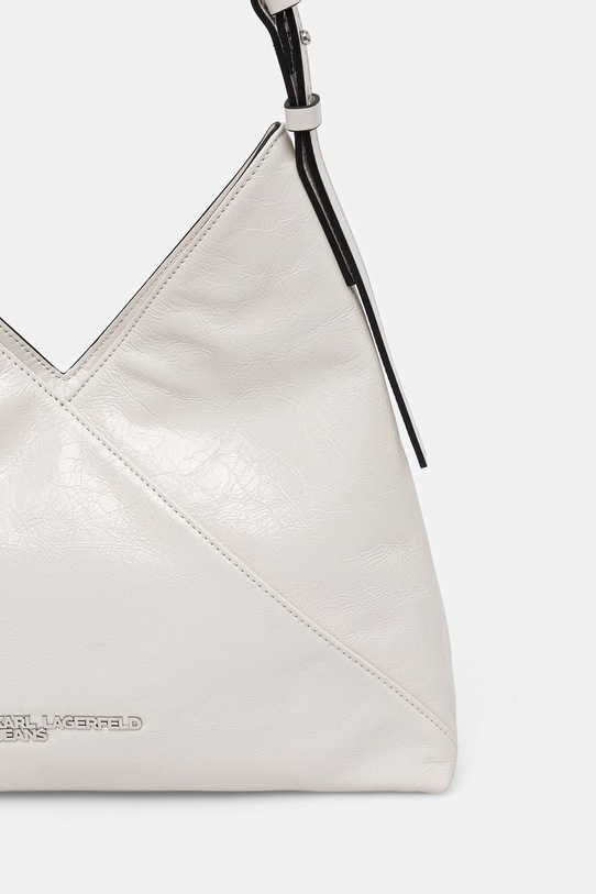 Αξεσουάρ Δερμάτινη τσάντα Karl Lagerfeld Jeans B1W30187 λευκό