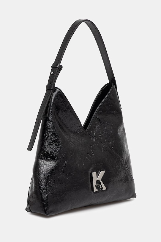 Δερμάτινη τσάντα Karl Lagerfeld Jeans B1W30187 μαύρο SS26