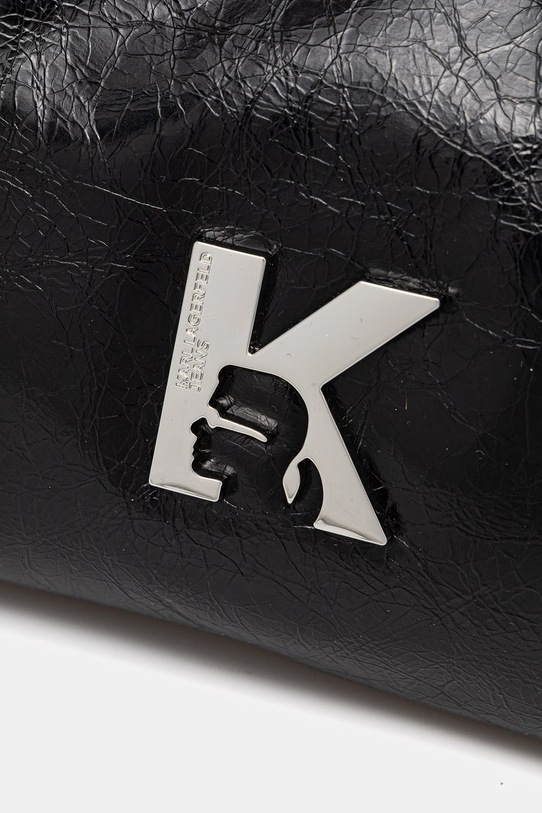 Αξεσουάρ Δερμάτινη τσάντα Karl Lagerfeld Jeans B1W30187 μαύρο