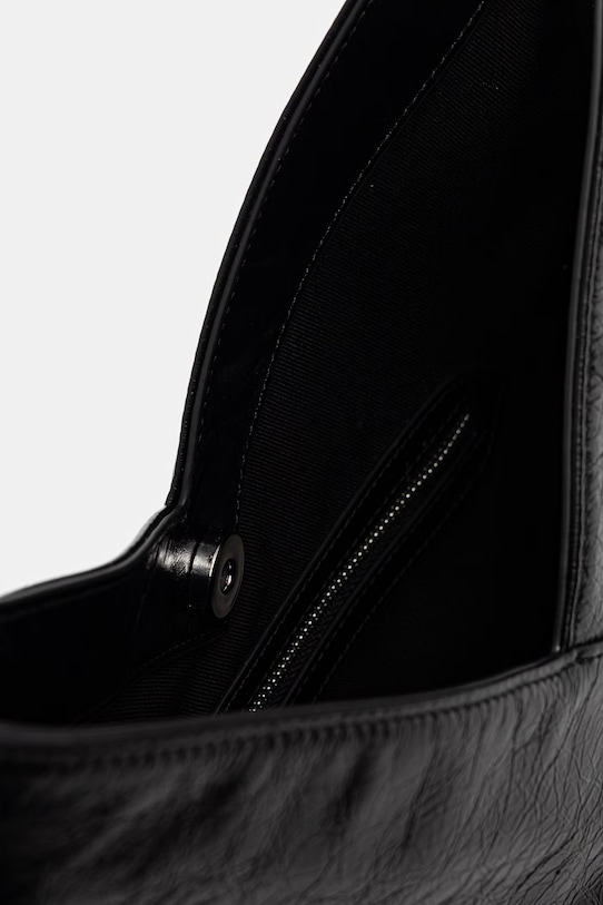 Δερμάτινη τσάντα Karl Lagerfeld Jeans B1W30187 μαύρο