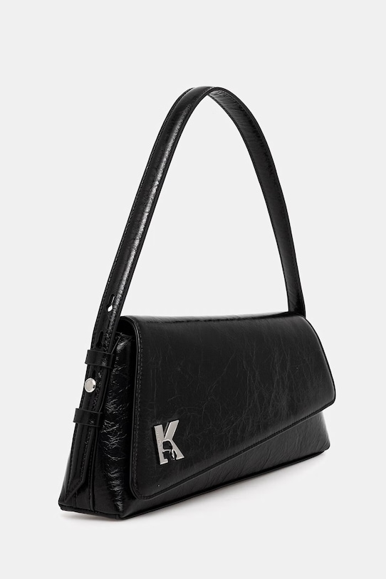 Δερμάτινη τσάντα Karl Lagerfeld Jeans B2W30130 μαύρο SS26