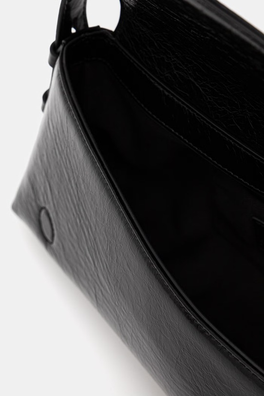 Δερμάτινη τσάντα Karl Lagerfeld Jeans B2W30130 μαύρο