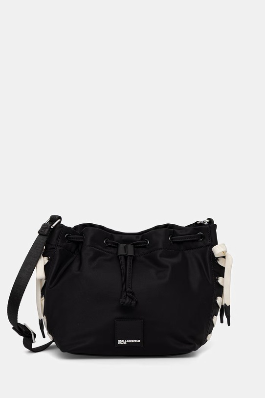 Τσάντα Karl Lagerfeld Jeans υφασμάτινο μαύρο B2W30141