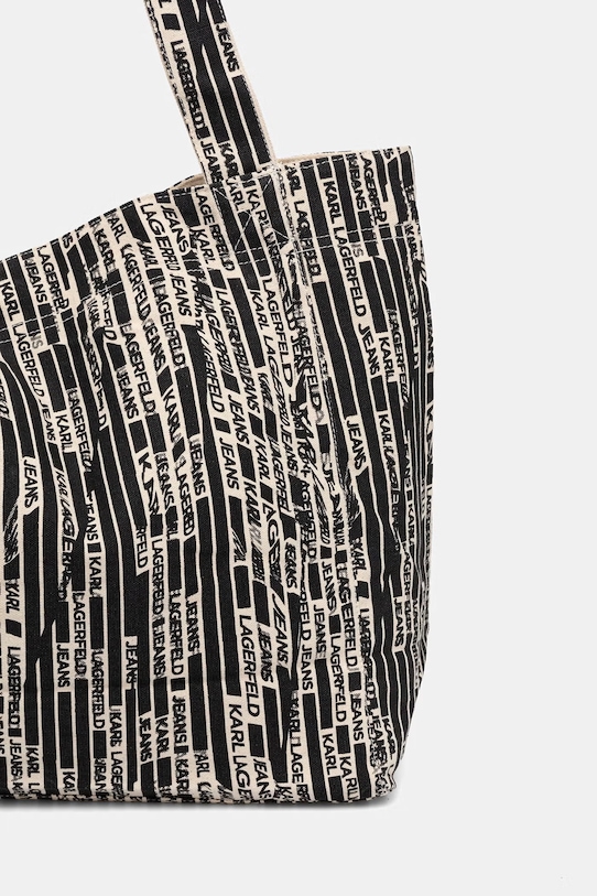 Akcesoria Karl Lagerfeld Jeans torebka bawełniana B2W50048 beżowy