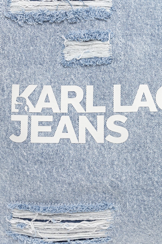Τζιν τσάντα Karl Lagerfeld Jeans μπλε B2W50081