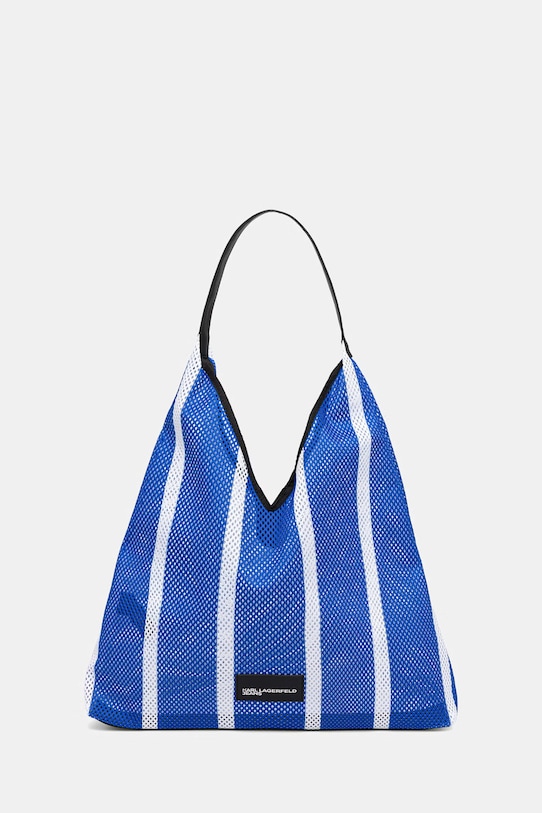 Чанта Karl Lagerfeld Jeans текстилен син B2W50049