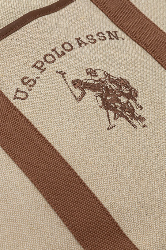 U.S. Polo Assn. torebka shopper damska POOL SIDE beżowy BEU1P8630WC2