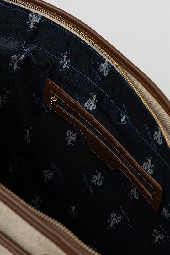 U.S. Polo Assn. torebka shopper damska POOL SIDE BEU1P8630WC2 beżowy