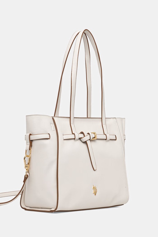 U.S. Polo Assn. torebka crossbody damska skórzana GUILDFORD BEU2G9067WVP beżowy SS26