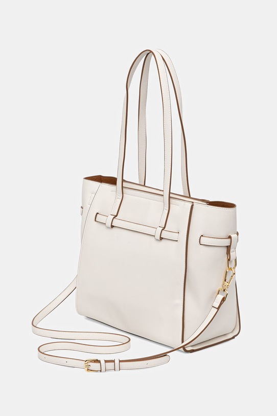 Akcesoria U.S. Polo Assn. torebka crossbody damska skórzana GUILDFORD BEU2G9067WVP beżowy