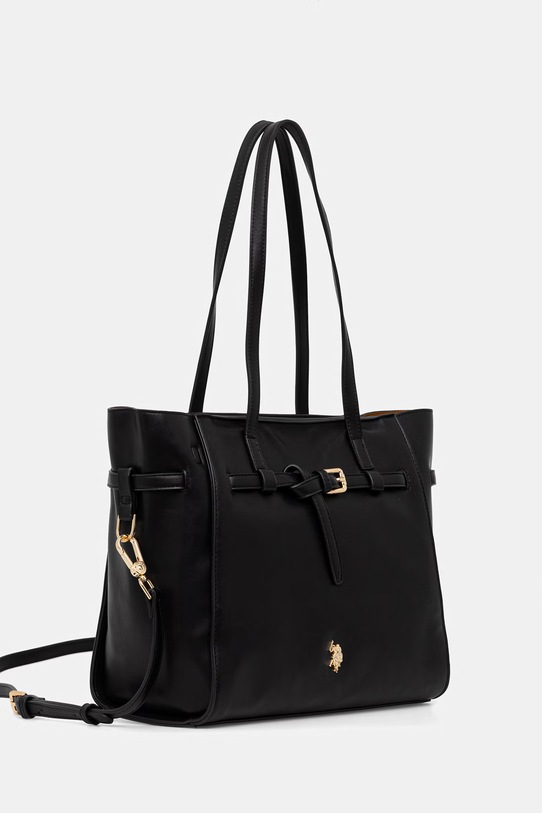 U.S. Polo Assn. torebka crossbody damska skórzana GUILDFORD BEU2G9067WVP czarny SS26