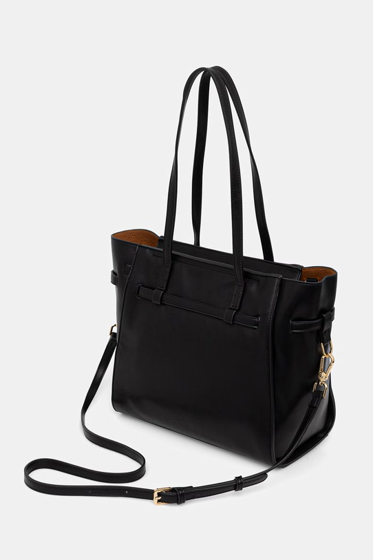 Akcesoria U.S. Polo Assn. torebka crossbody damska skórzana GUILDFORD BEU2G9067WVP czarny