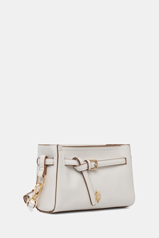 U.S. Polo Assn. listonoszka damska z imitacji skóry GUILDFORD BEU2G9070WVP beżowy SS26