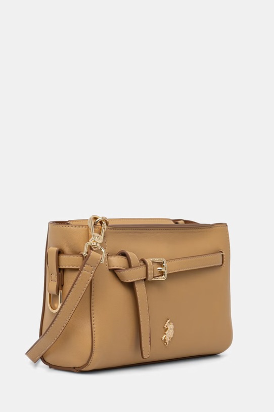 U.S. Polo Assn. listonoszka damska z imitacji skóry GUILDFORD BEU2G9070WVP żółty SS26