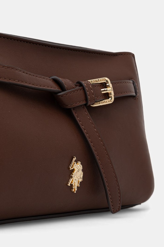 U.S. Polo Assn. listonoszka damska z imitacji skóry GUILDFORD brązowy BEU2G9070WVP