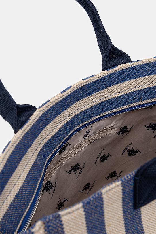 Bavlnená taška U.S. Polo Assn. POOL PARTY BEU2P9180WCO modrá