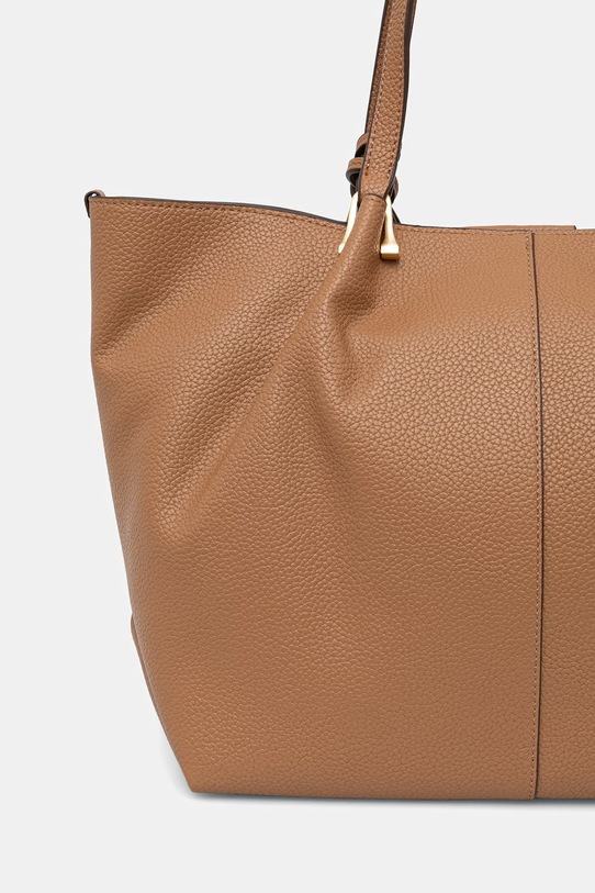 Akcesoria U.S. Polo Assn. torebka shopper damska z imitacji skóry ROYAL STEWART BEU3R9063WVP brązowy