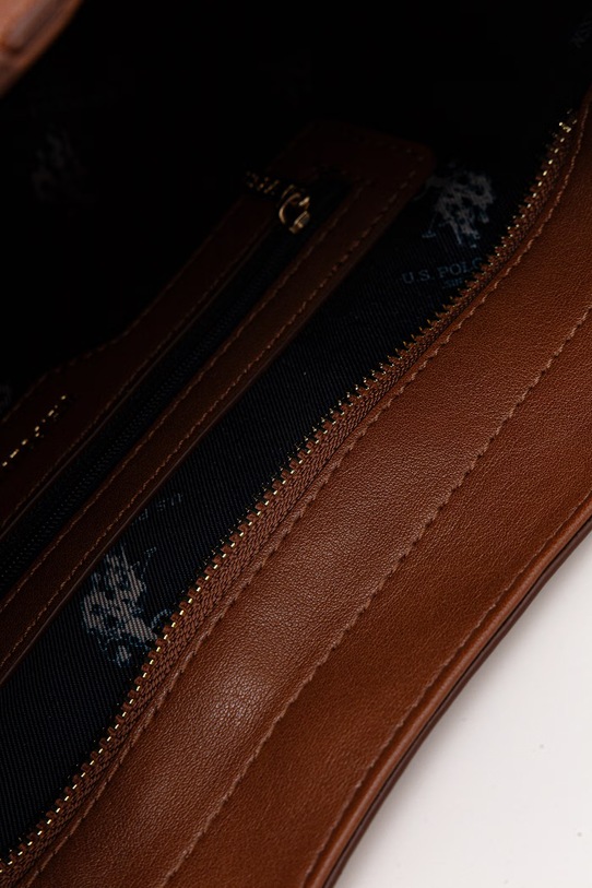U.S. Polo Assn. torebka worek damska z imitacji skóry BENSON brązowy BEU7B9038WVP
