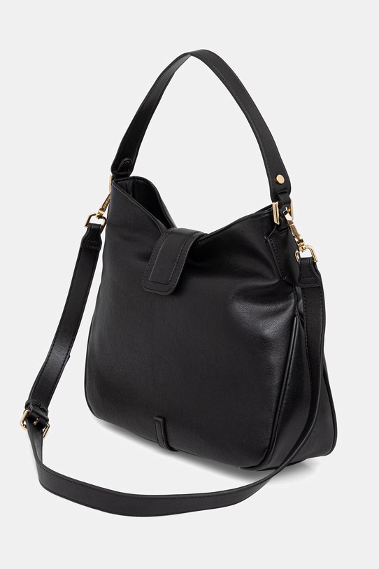 Akcesoria U.S. Polo Assn. torebka worek damska z imitacji skóry BENSON BEU7B9038WVP czarny