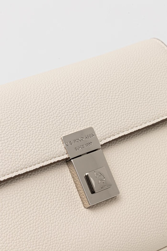 U.S. Polo Assn. listonoszka damska z imitacji skóry ESHER BEUEP9061WVP beżowy