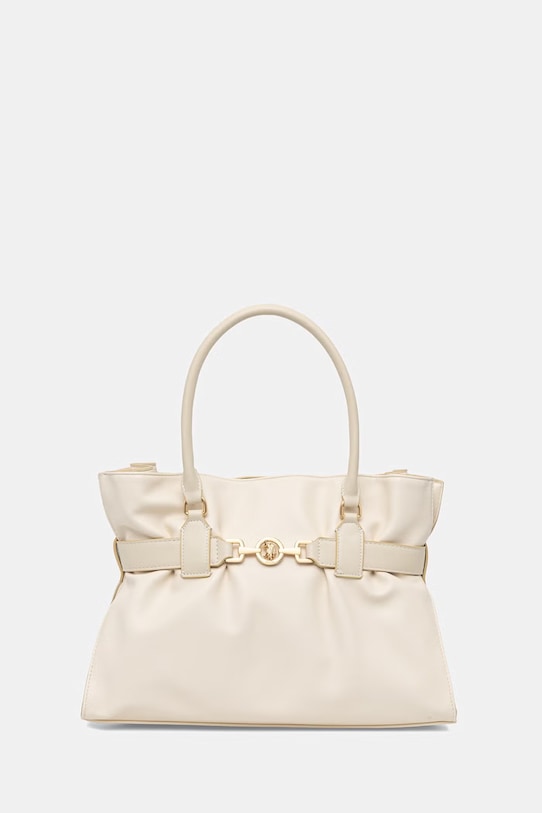 U.S. Polo Assn. torebka shopper damska JANE beżowy BEUJ09039WVP