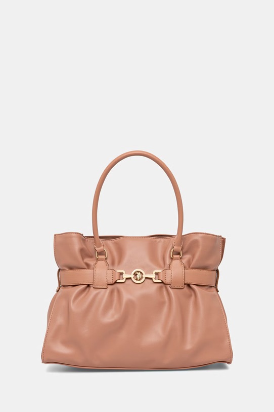 U.S. Polo Assn. torebka shopper damska JANE pomarańczowy BEUJ09039WVP