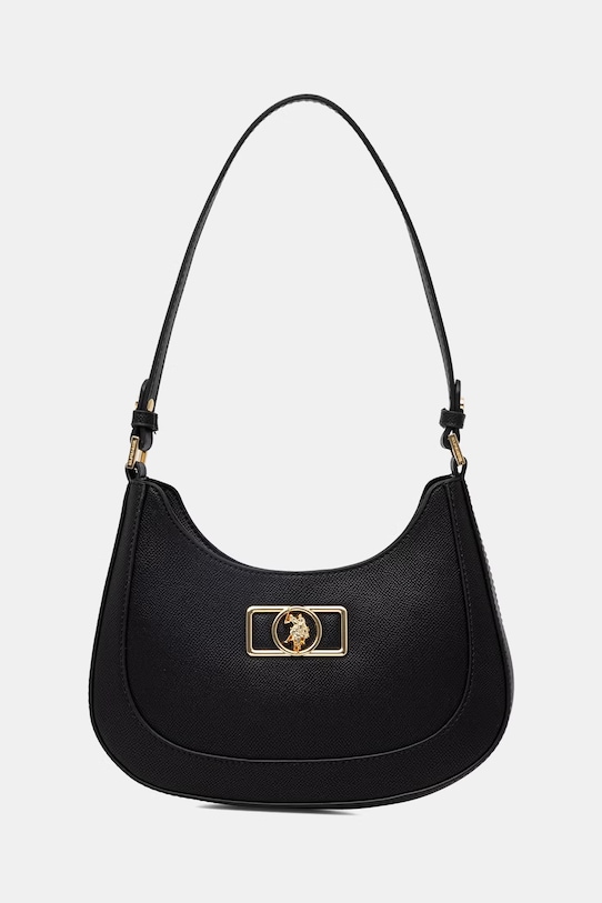 U.S. Polo Assn. torebka rogal damska z imitacji skóry JONES czarny BEUJ89081WVP