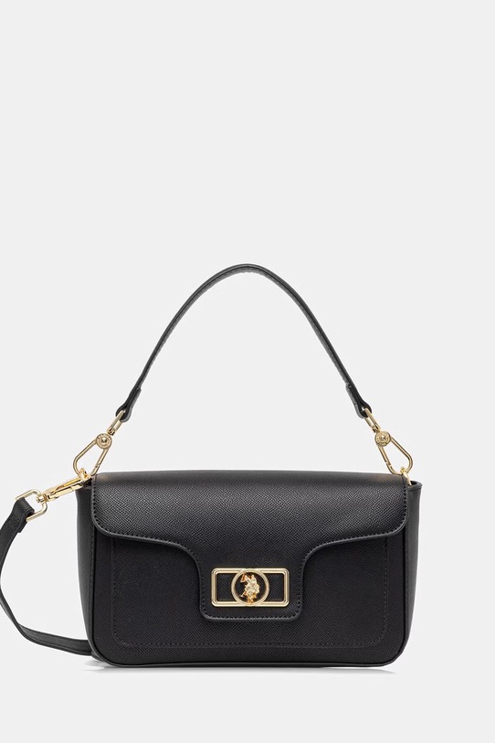 U.S. Polo Assn. listonoszka damska z imitacji skóry JONES czarny BEUJ89082WVP