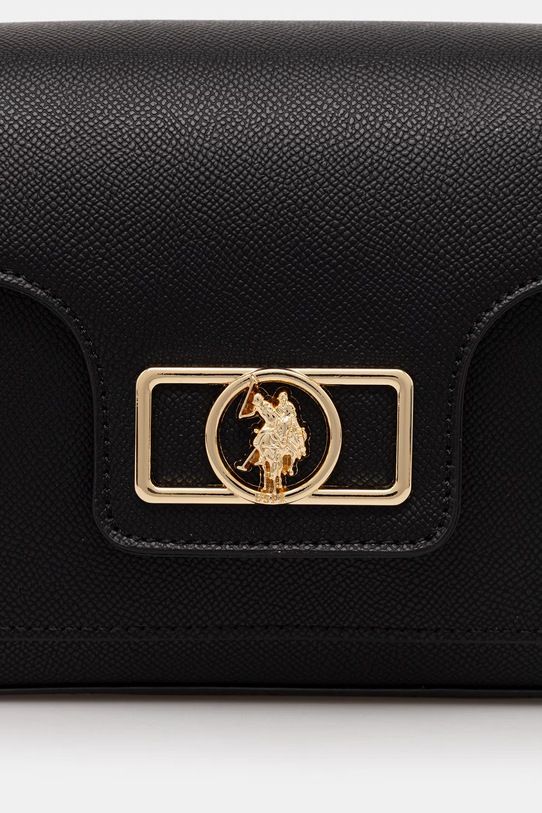 U.S. Polo Assn. listonoszka damska z imitacji skóry JONES czarny BEUJ89082WVP