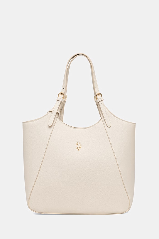 Kabelka U.S. Polo Assn. JONES vejde se A4 béžová BEUJE9094WVP