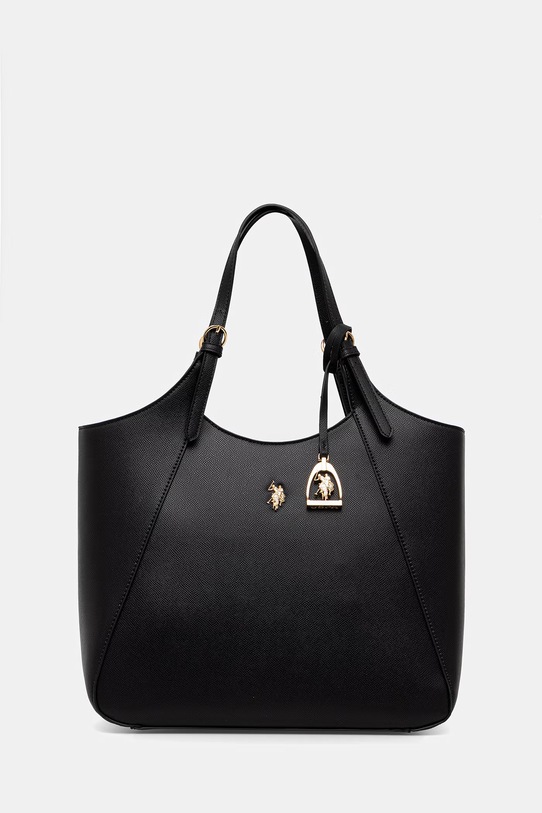 Kabelka U.S. Polo Assn. JONES vejde se A4 černá BEUJE9094WVP