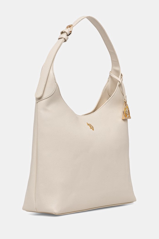 U.S. Polo Assn. torebka damska z imitacji skóry JONES BEUJE9096WVP beżowy SS26