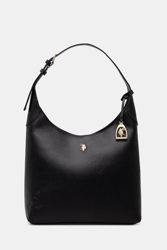 U.S. Polo Assn. Torebka damska z imitacji skóry JONES czarny BEUJE9096WVP